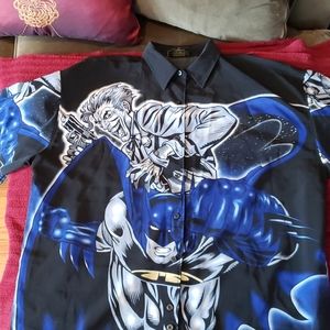 Warmer brother Batman & Joker button shirt